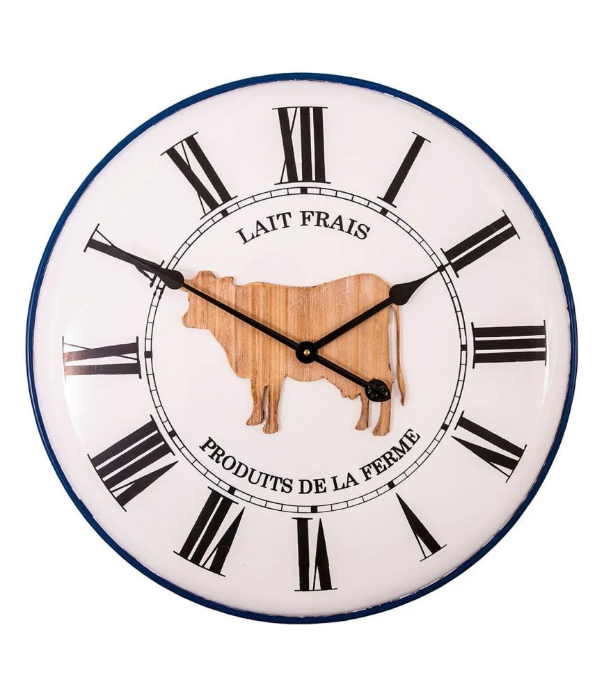 Pendule "Lait frais" Ø 61.5 cm