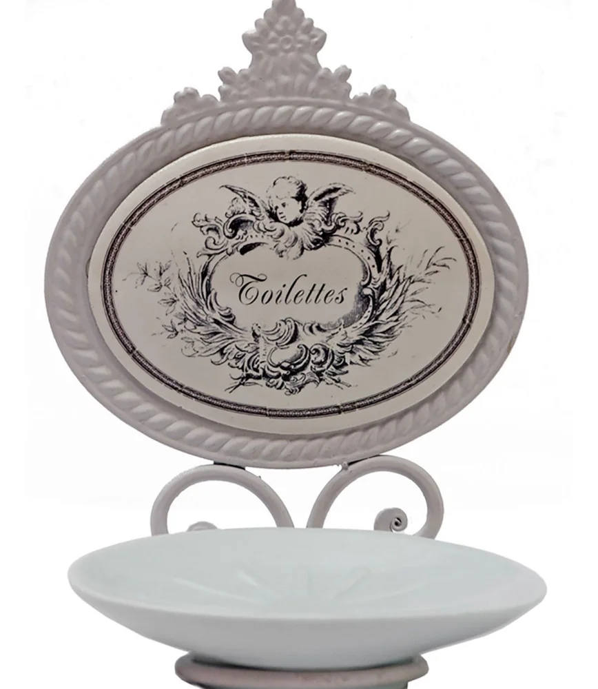 Porte savon "décor ange"