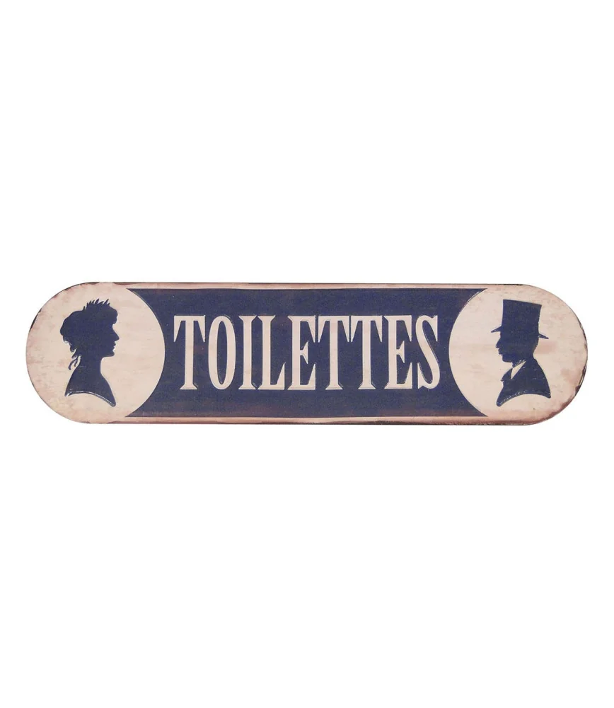 Plaque TOILETTES