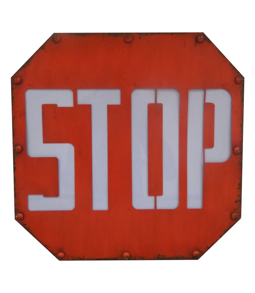 Panneau lumineux STOP