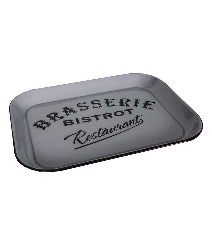 Plateau rectangle Brasserie-Bistrot bleu