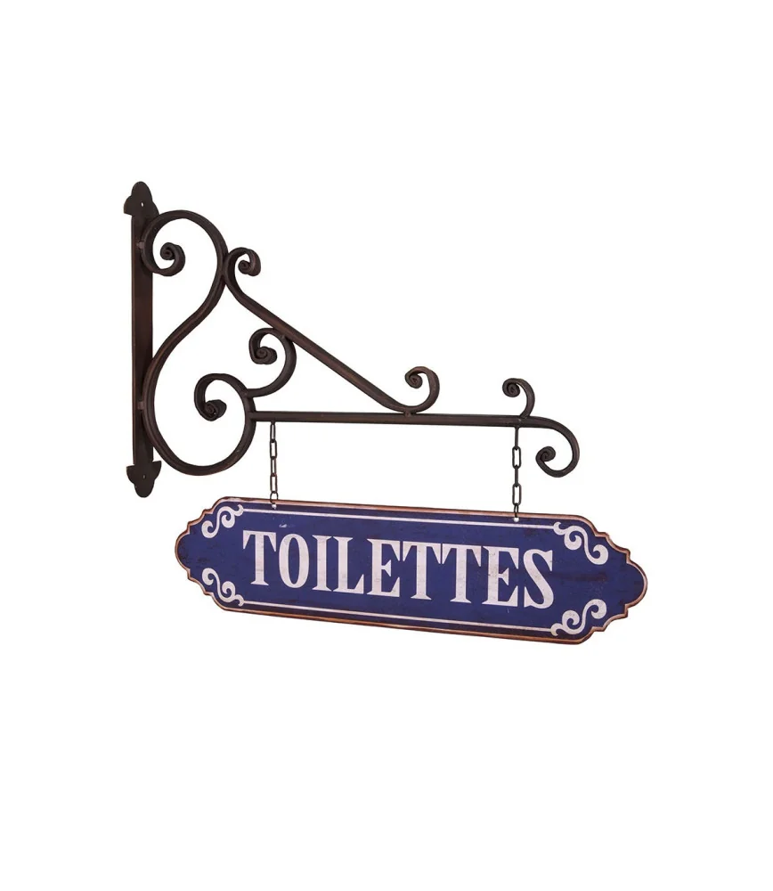 Panonceau mural "TOILETTES"