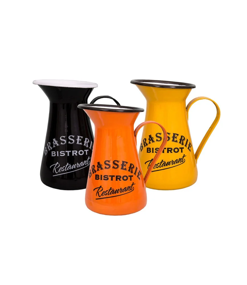 Set 3 brocs noir/orange/jaune (Brasserie)