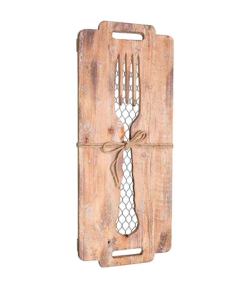 Tableau bois fourchette
