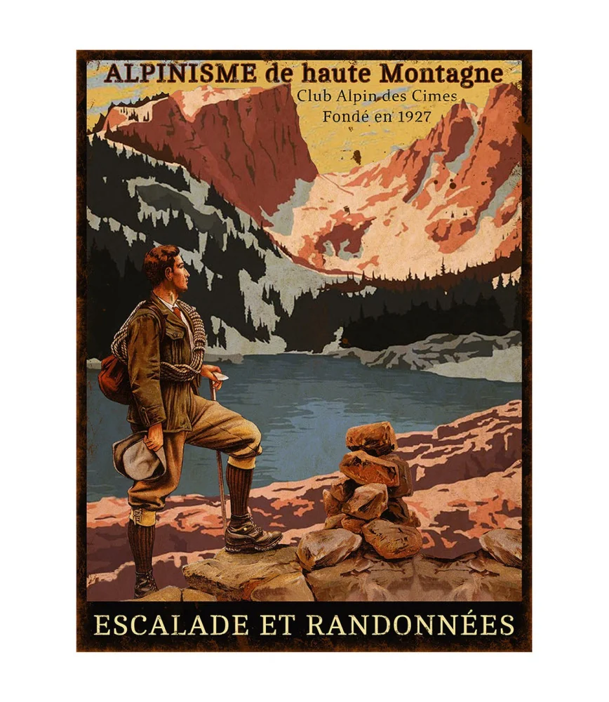 Plaque Escalade 25x33