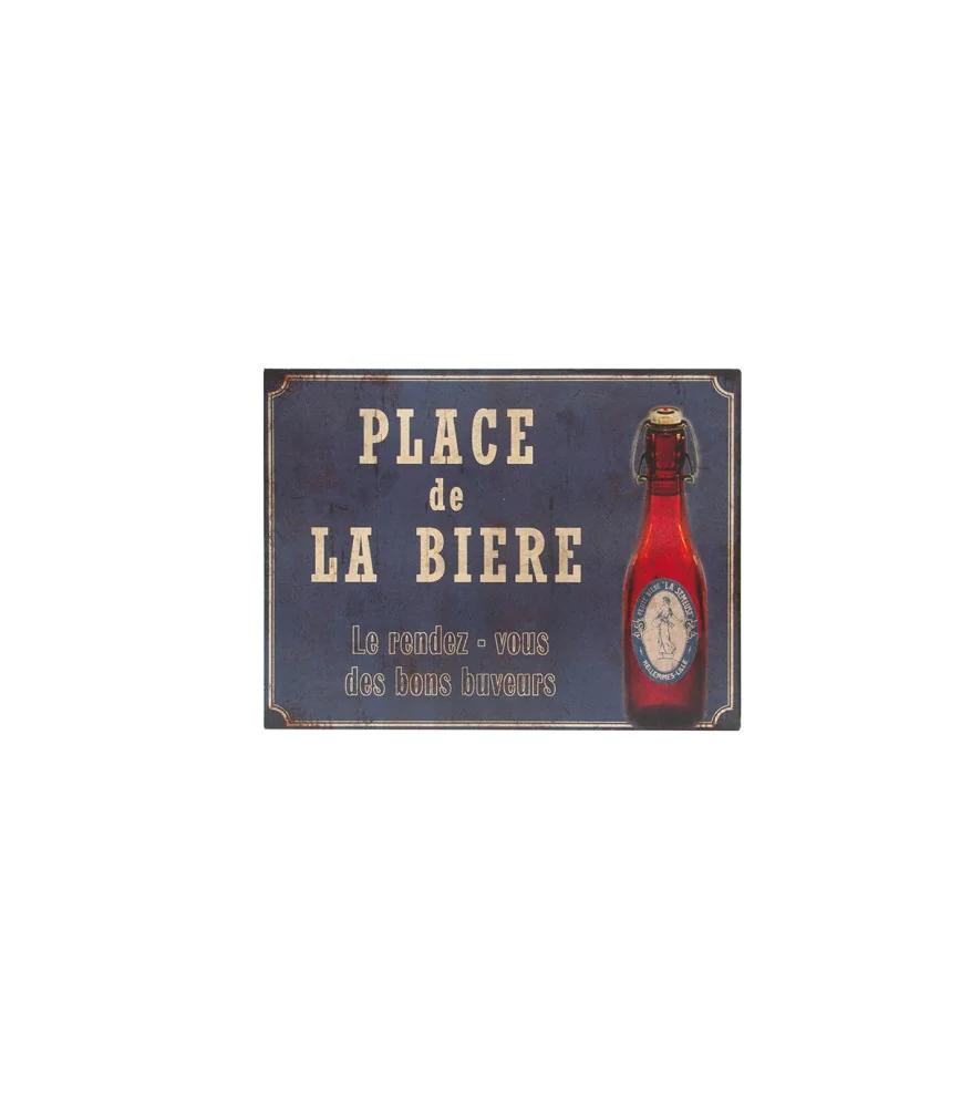 Plaque Place de la bière 33*25