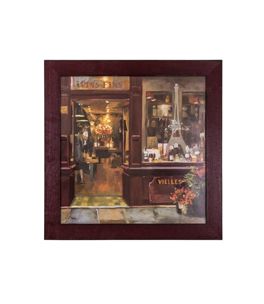 Set 2 tableaux ATELIER FLORAL-VIN FIN