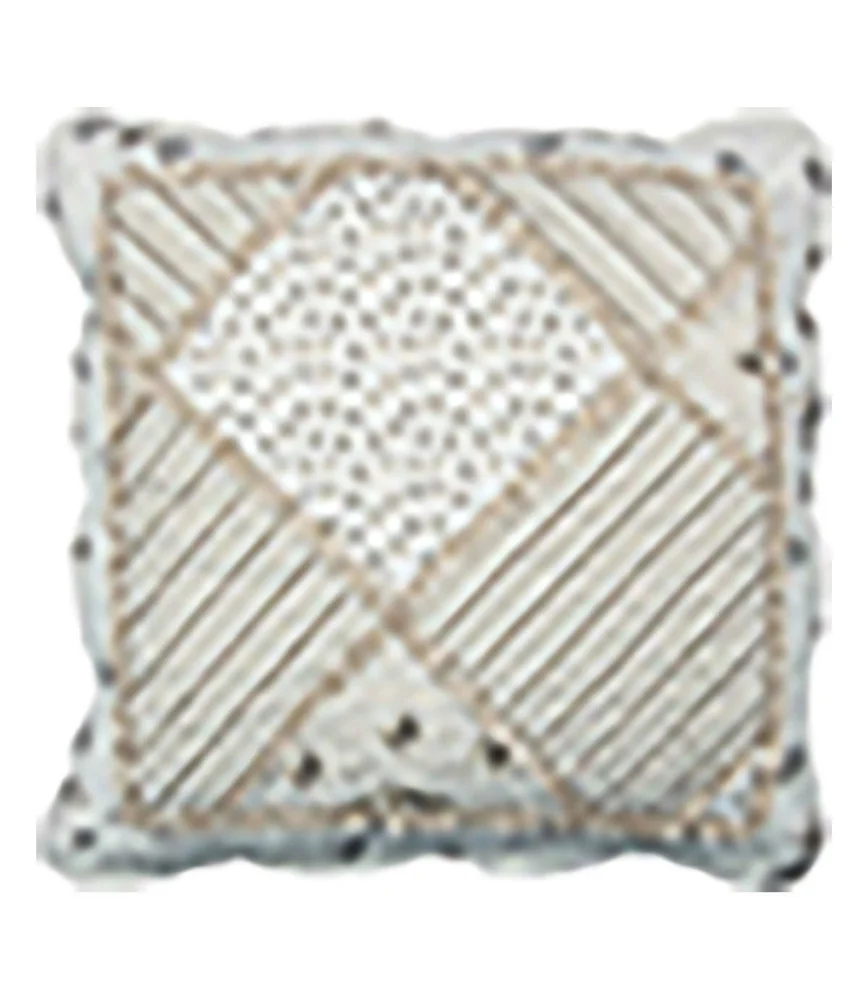 Taie pour coussin 50x50 patch BEIGE