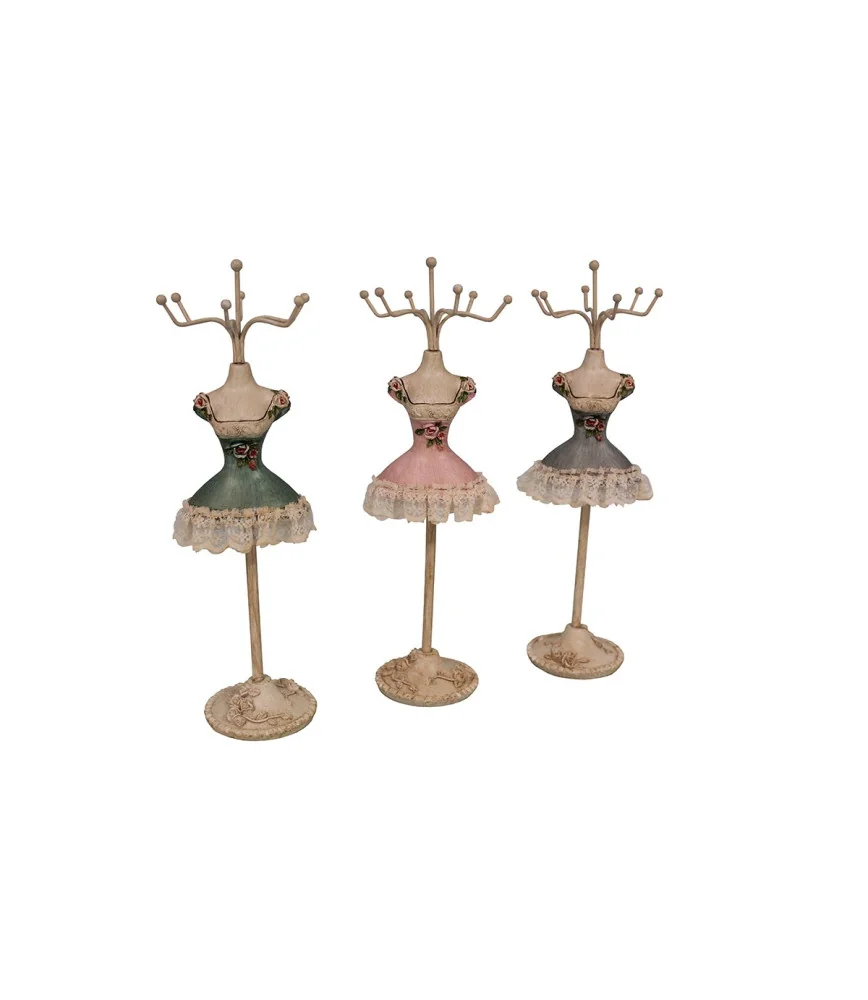 Set 3 mannequins porte bijoux