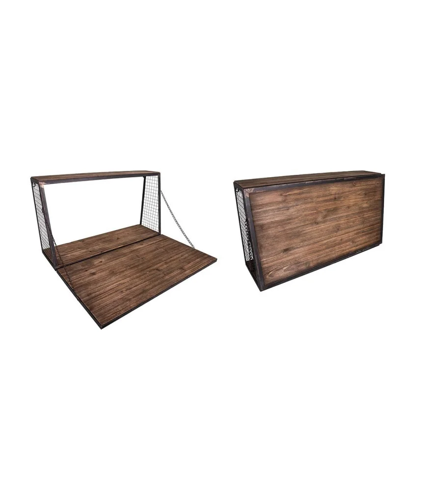 Bureau mural industriel