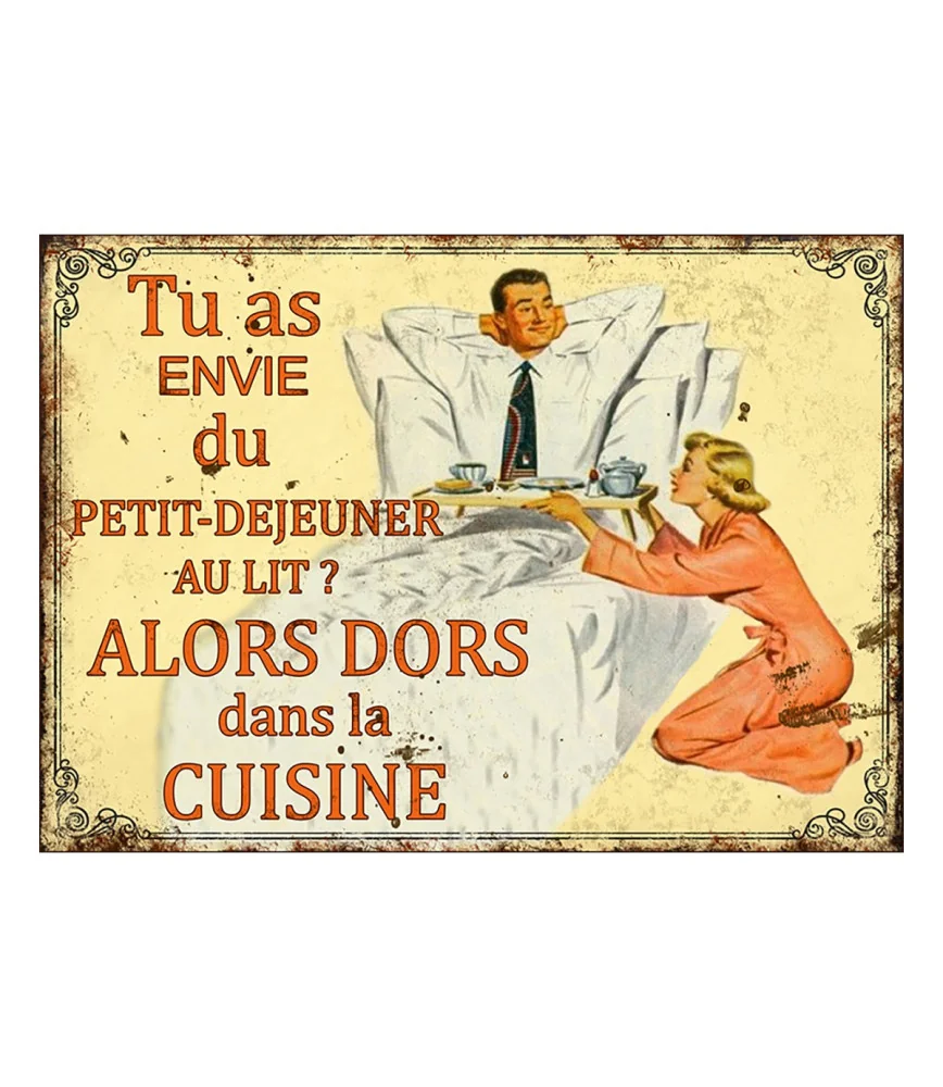 Plaque Petit déjeûner 21*15