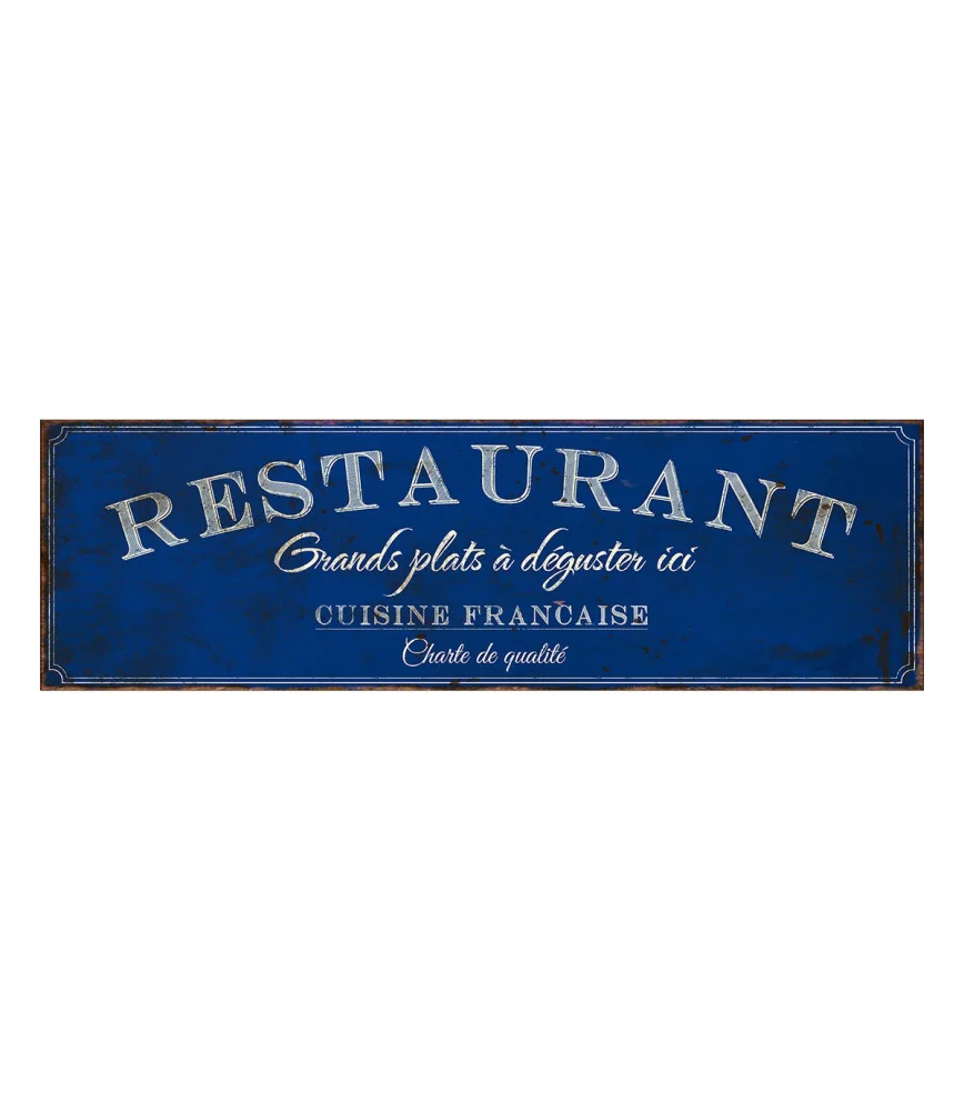 Plaque Restaurant 49*15