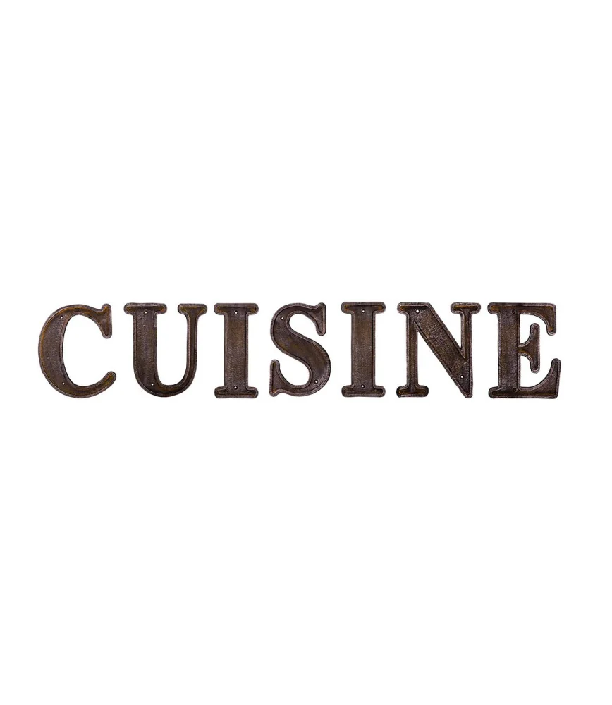 Mot CUISINE en fonte