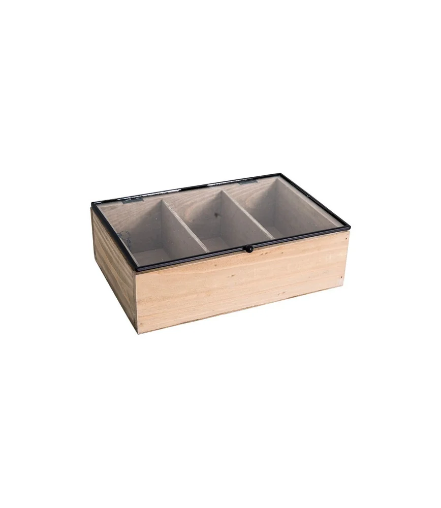 Boîte couvercle en verre 24*16*7