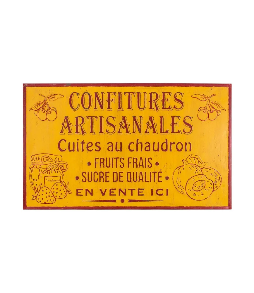 Grande plaque Confitures 122,5 x 73,5 cm