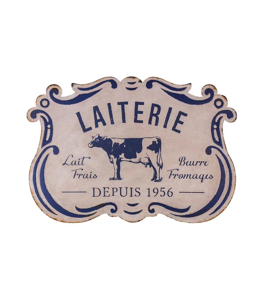 Plaque publicitaire "Laiterie"