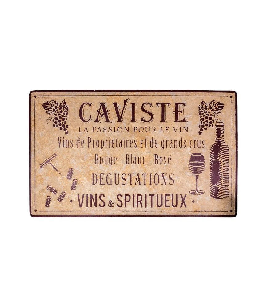 Plaque Caviste 122,5 x 74 cm