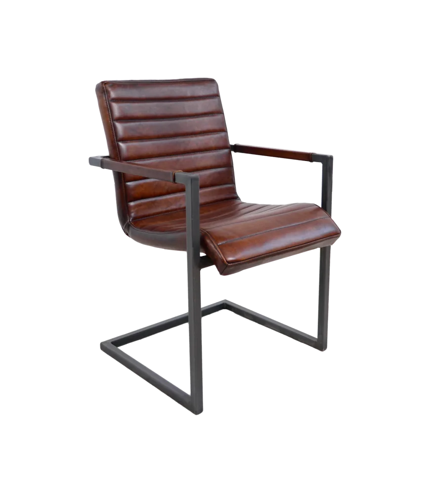 Fauteuil "Manhattan" cuir