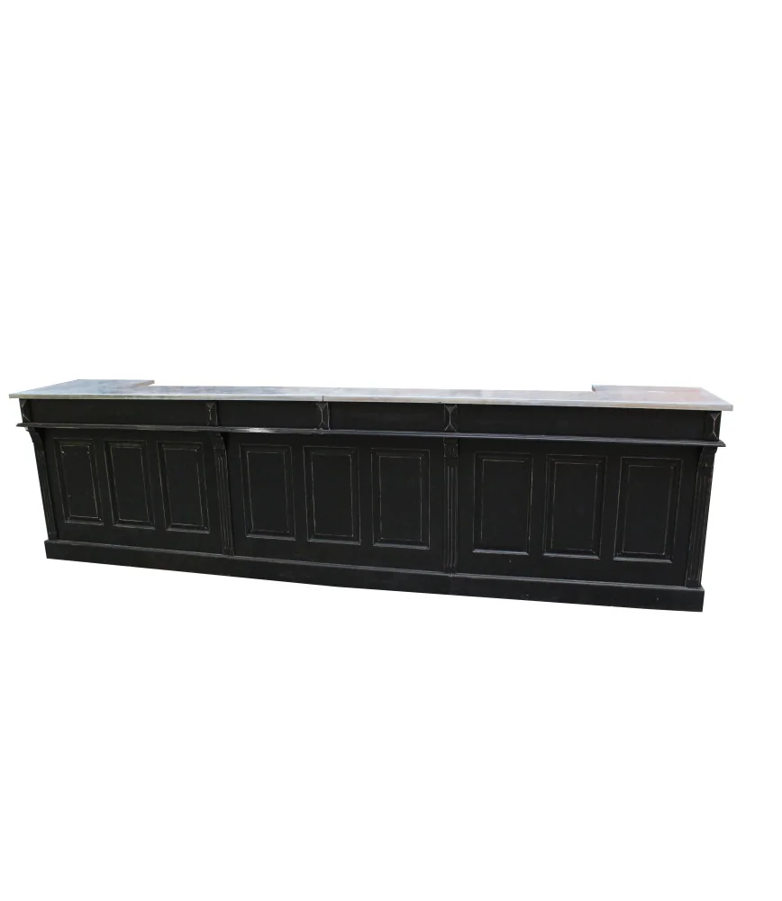 Bar plateau tôle zinguée 400x110x66