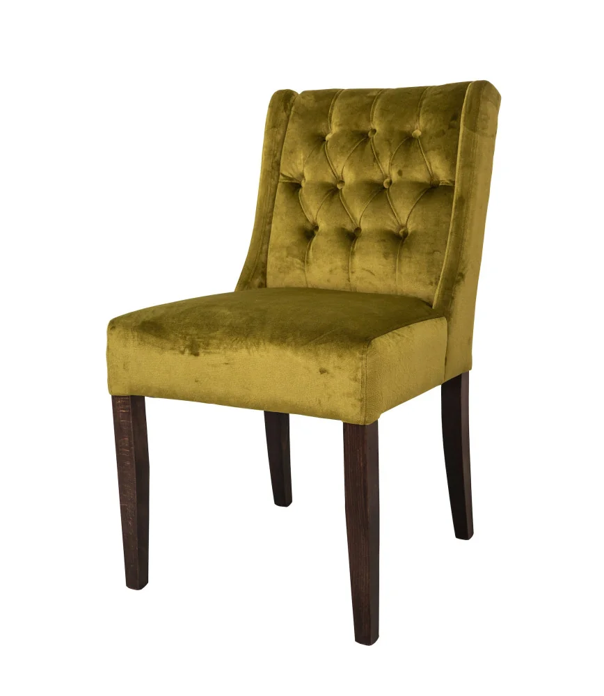 Chaise capitonnée BRISTOL en velours