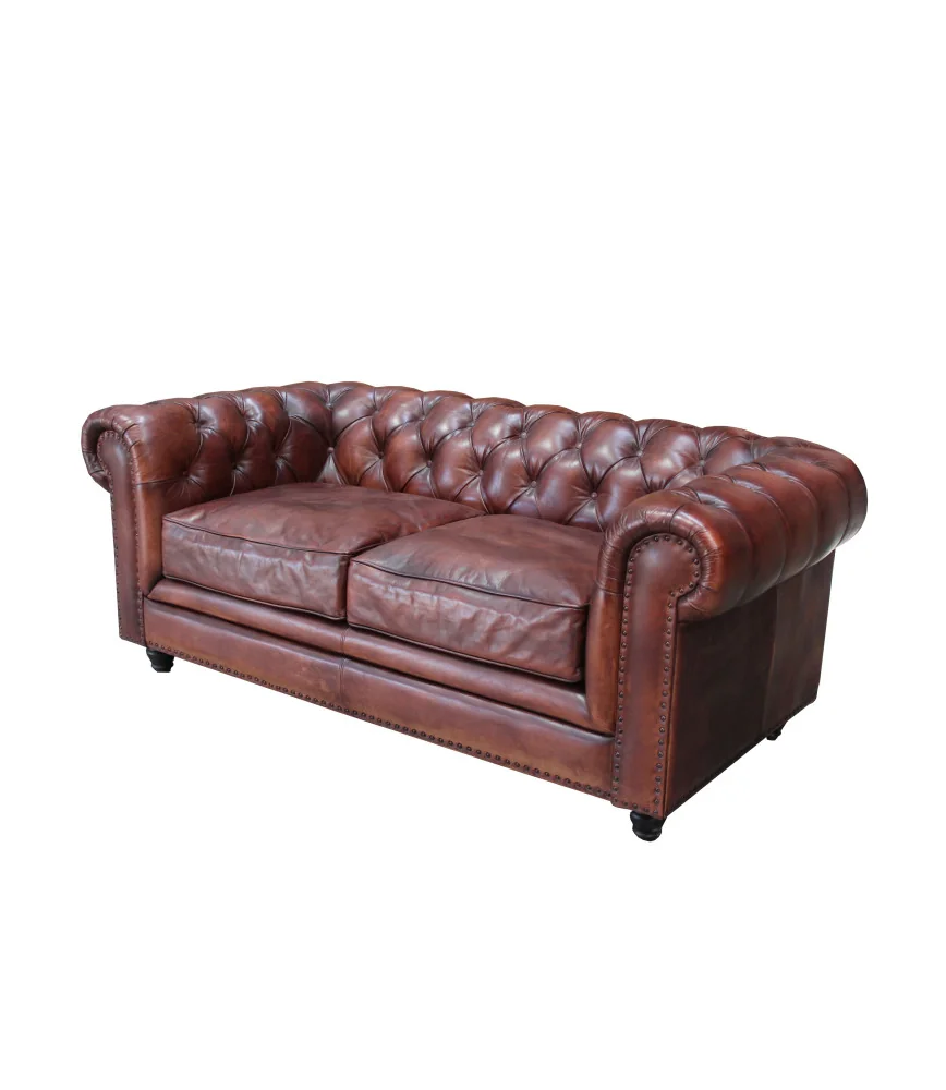 Canapé CHESTERFIELD L180 en cuir