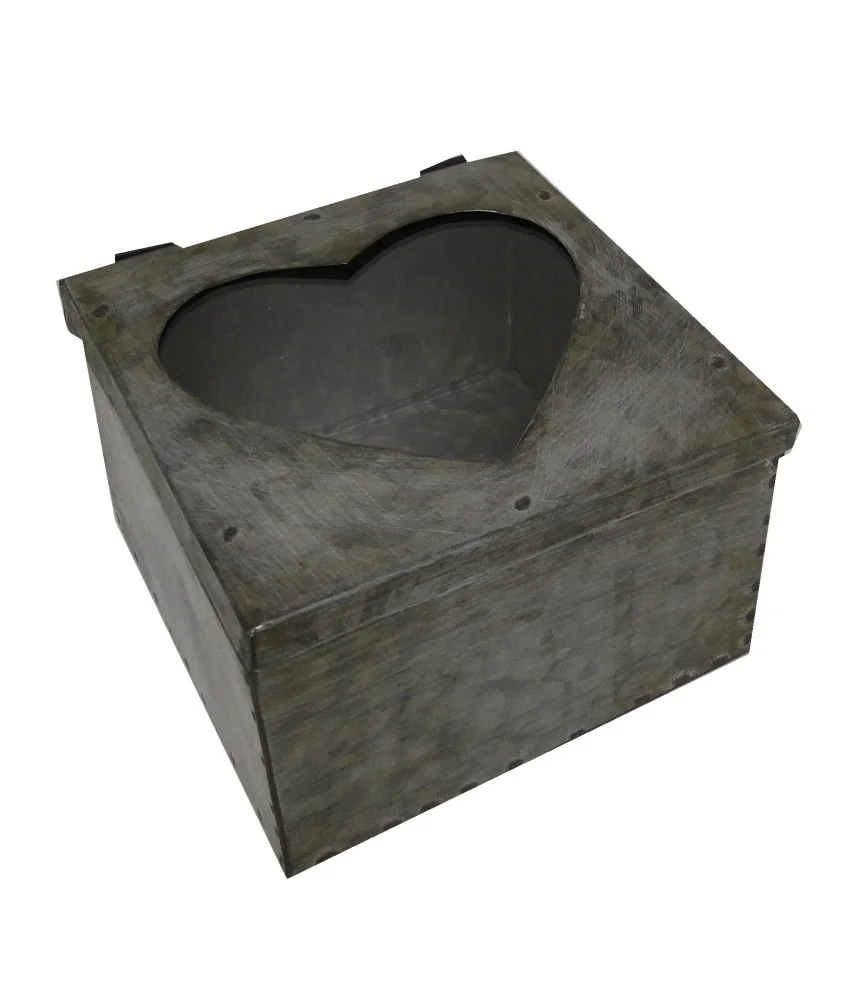 Boîte coeur vitrée