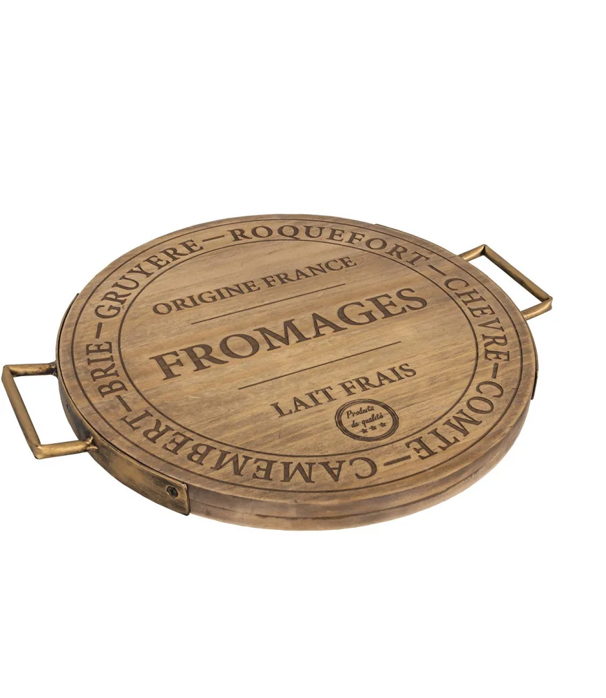 Plateau Fromages avec poignées en fer