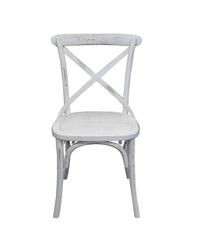 Chaise bistro assise pleine peinte
