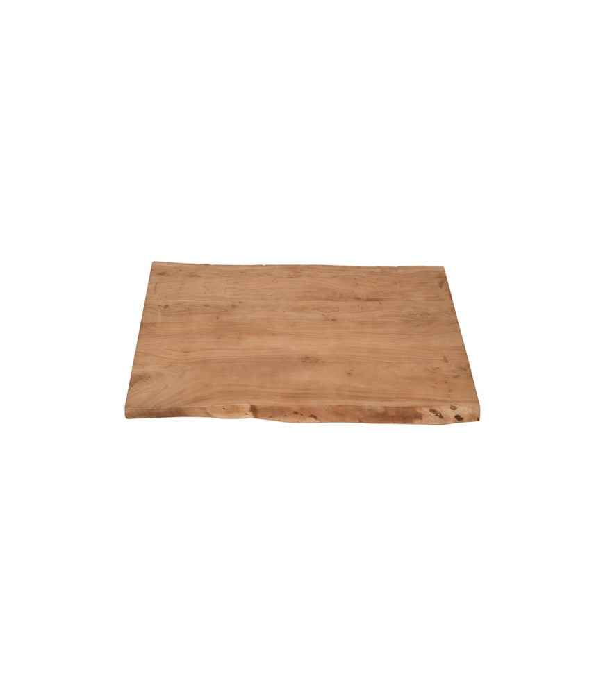 Plateau En Acacia FILIX – 32x23 Cm, Poignées, Pour Servir Thé, Café, Repas, Style Naturel