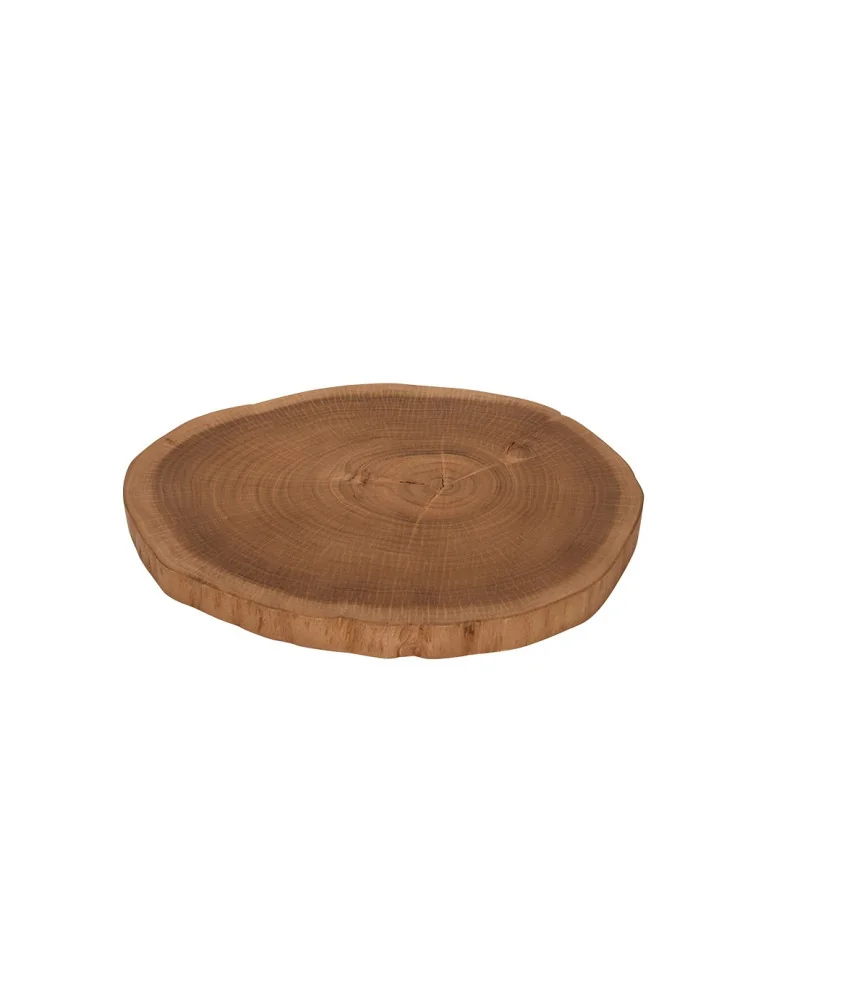 Plateau de table acacia Ø65-70 ép:3.5cm