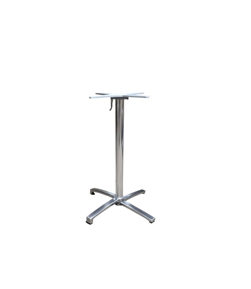 Pied de table aluminium rabattable H:72