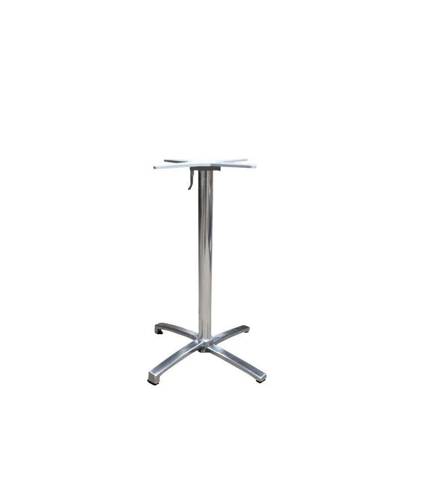 Pied de table aluminium rabattable H:72