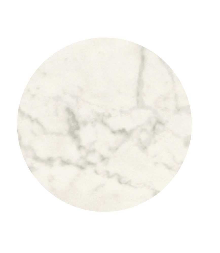 Plateau marbre Gênes blanc Ø60cm