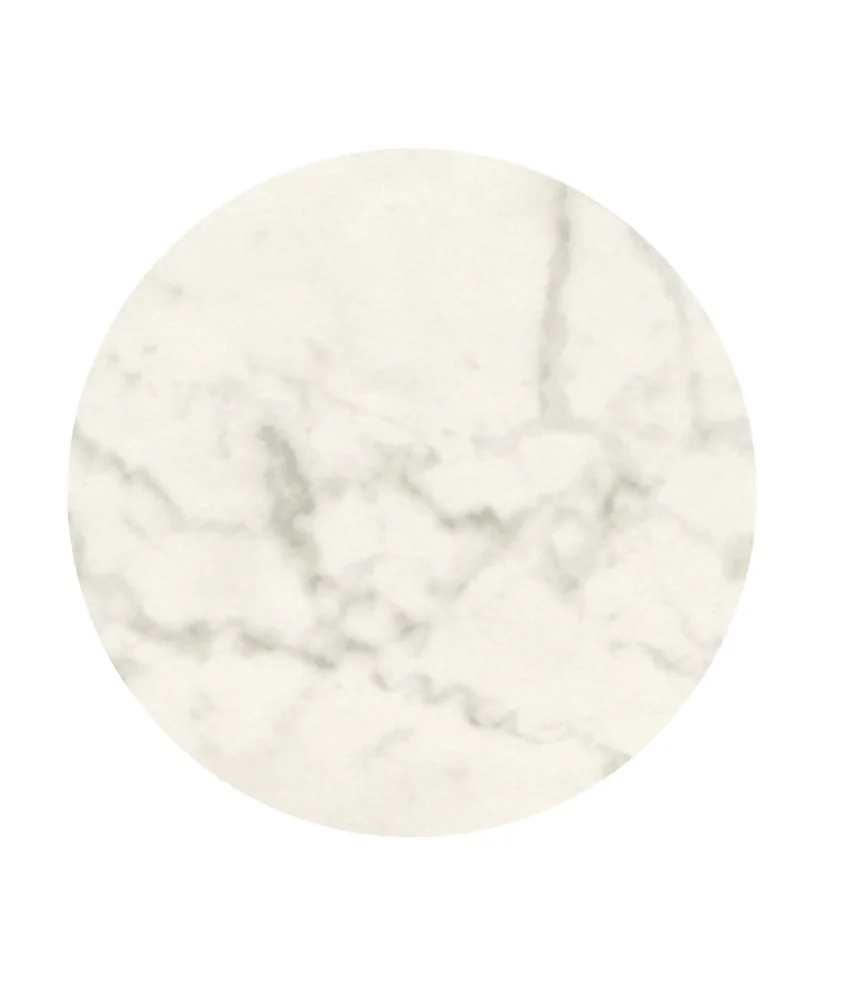 Plateau marbre Gênes blanc Ø60cm