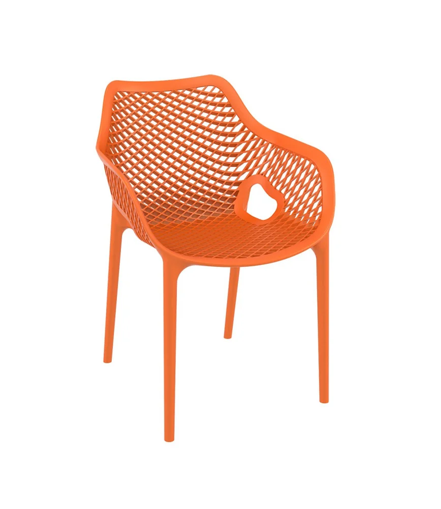 Fauteuil Air orange empilable