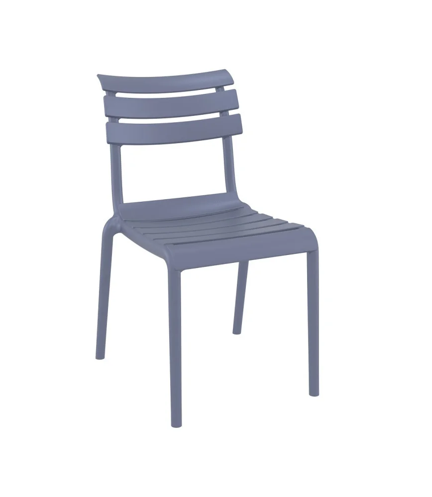Chaise Helen grise empilable