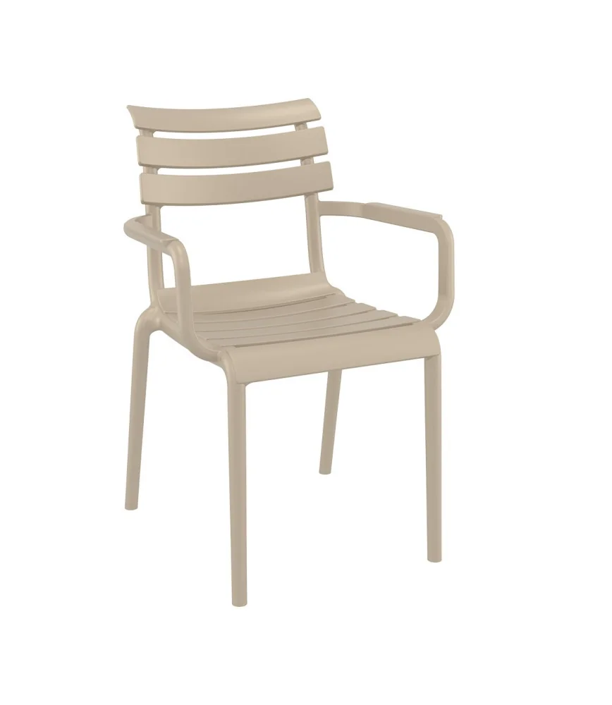 Fauteuil Paris beige empilable