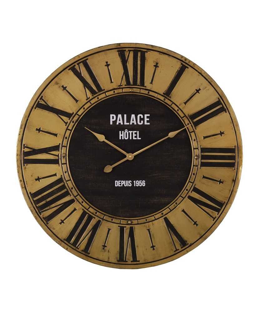 Pendule laiton "Palace Hôtel" Ø 76 cm