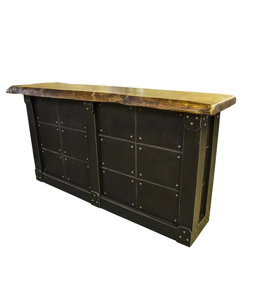 Bar avec plateau en platane L 210 x P 60 x H 110