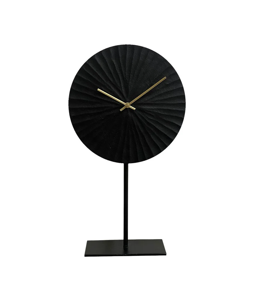 Pendule à poser couleur black antic Ø25cm H:41cm