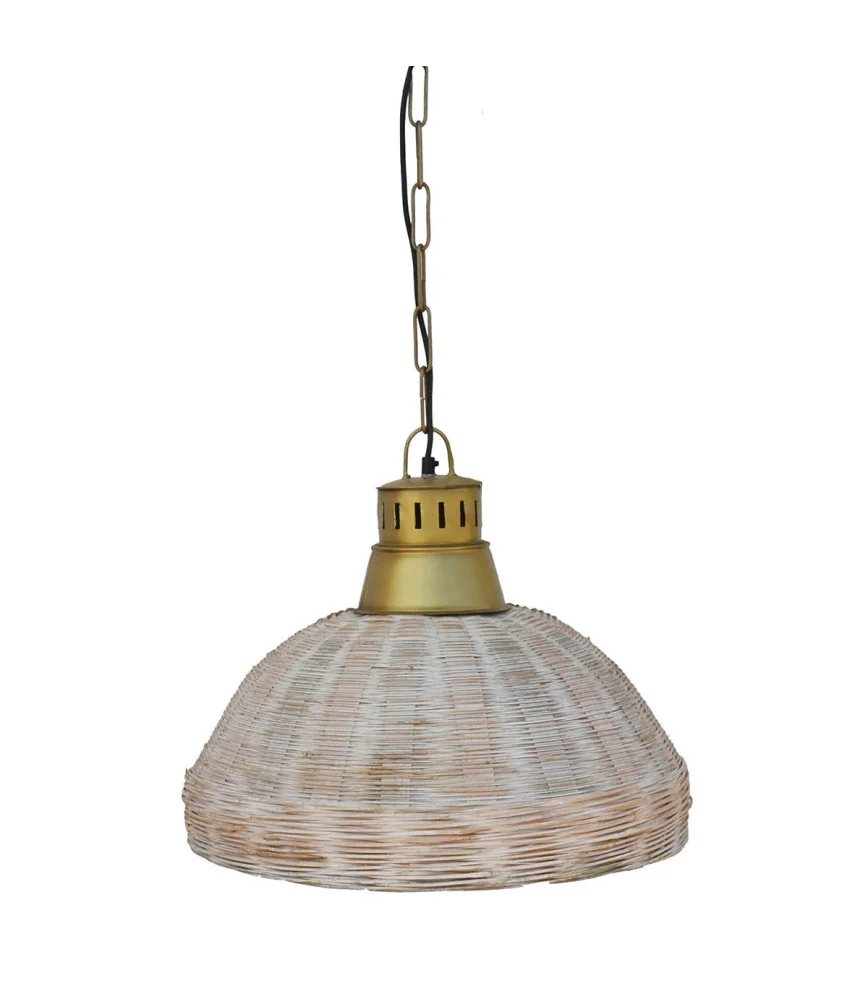 Suspension couleur blanchie