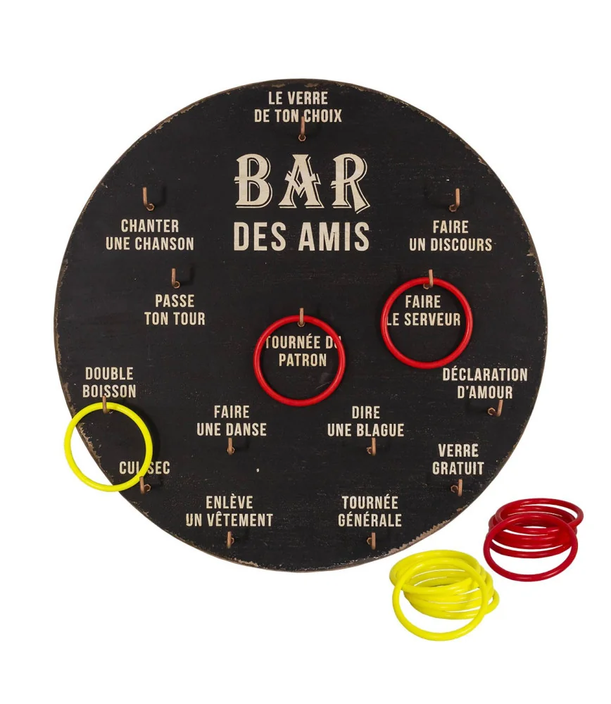 Jeu lancé anneaux gages dia 50 cm