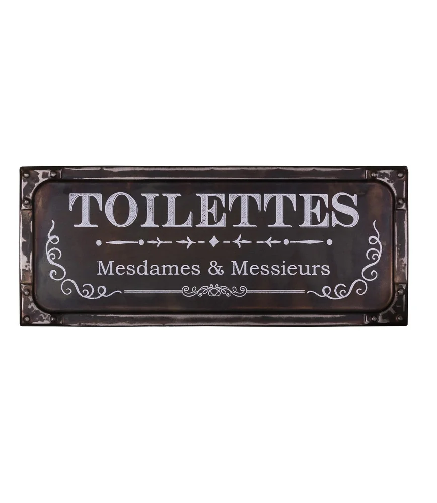 Plaque Toilettes 37 x 15 cm