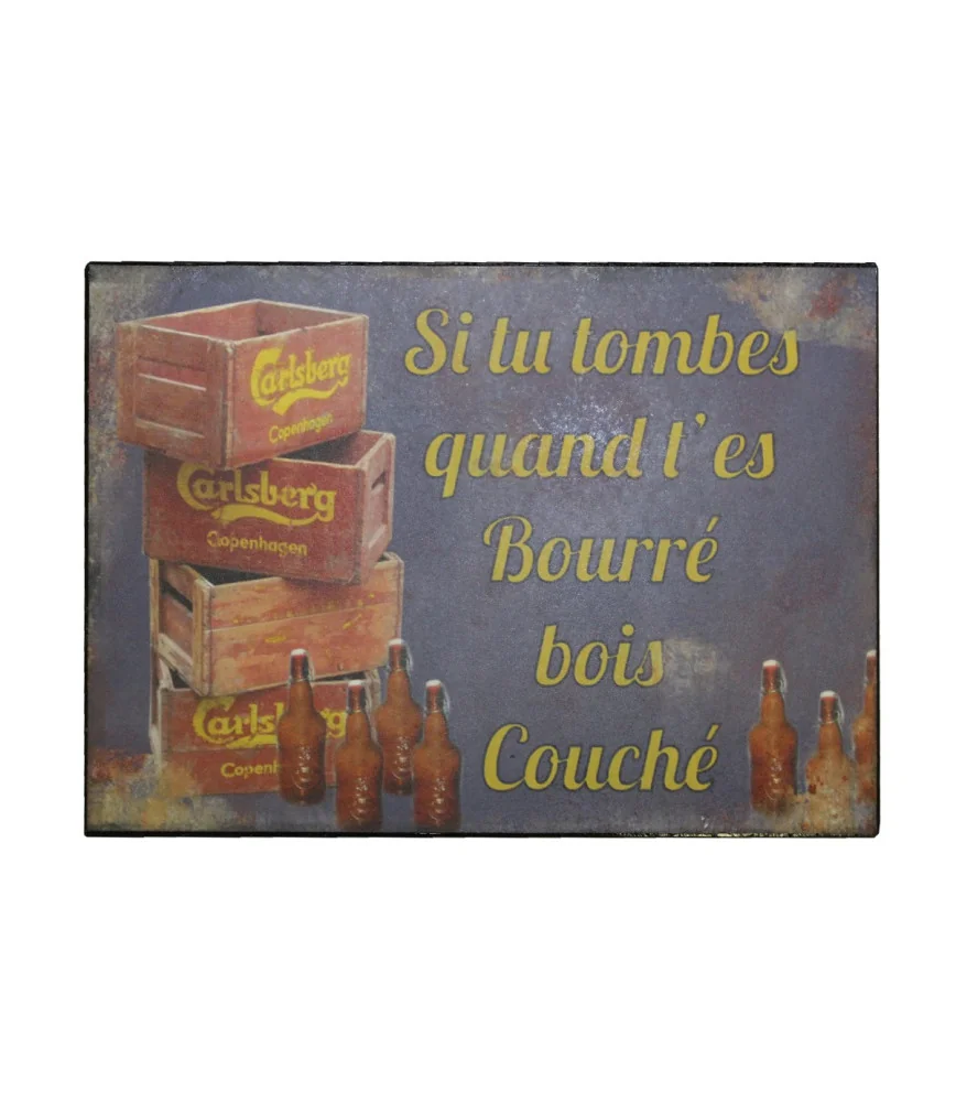 Plaque "Si tu tombes..." 21*15 cms