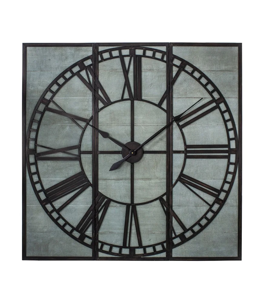 Pendule industrielle en 3 parties