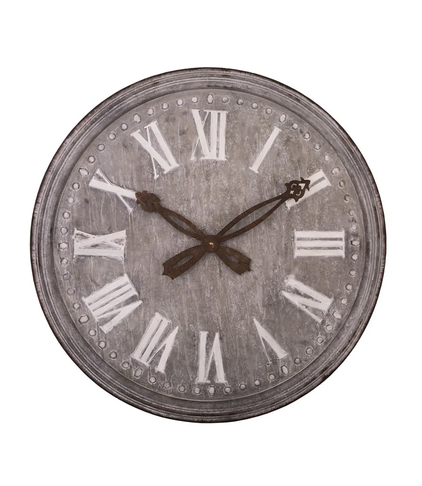 Pendule Zinc antique Ø 80 cm