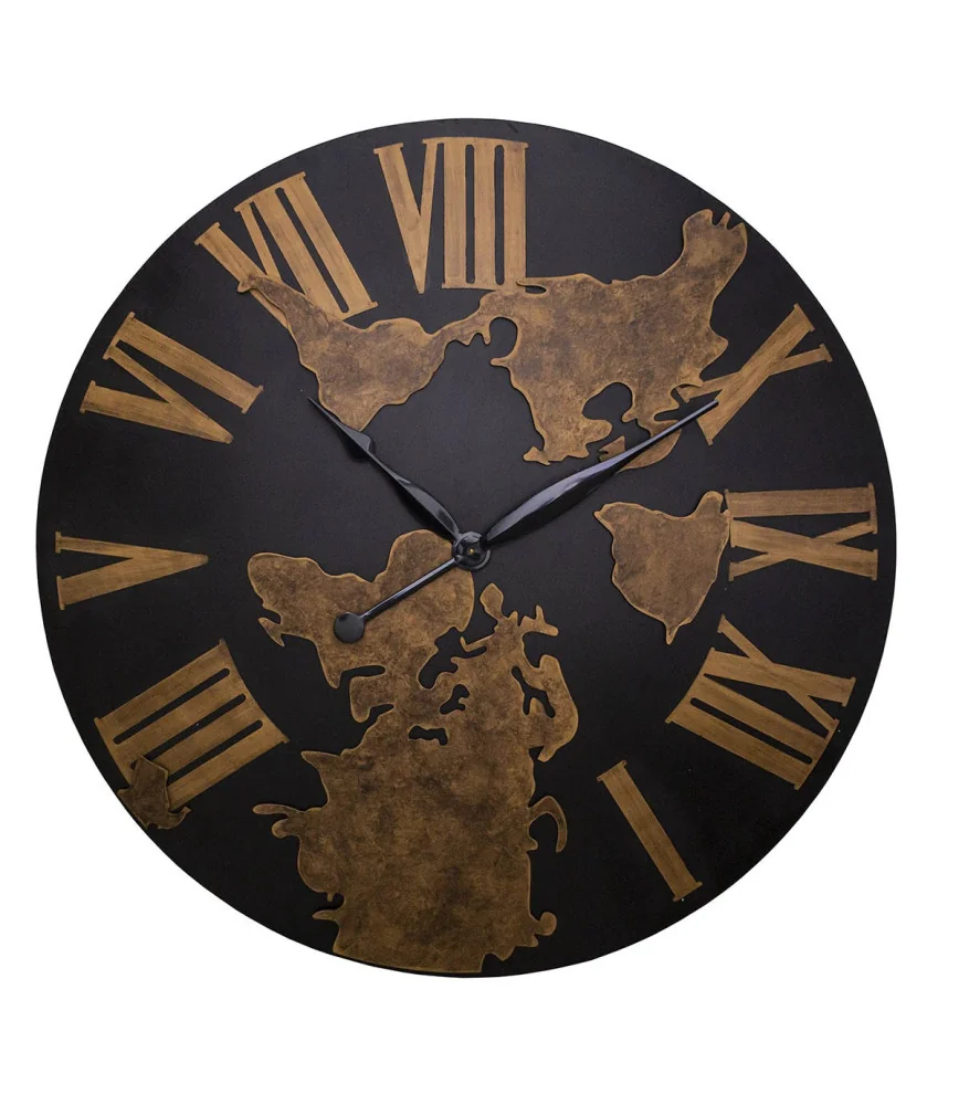 Pendule Mappe monde Ø120 cm