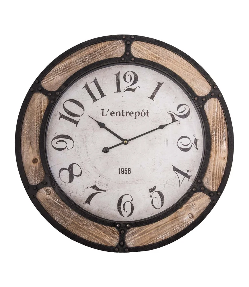 Pendule "Entrepôt" Ø60cm