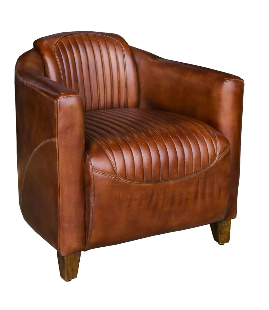 Fauteuil aviateur cuir