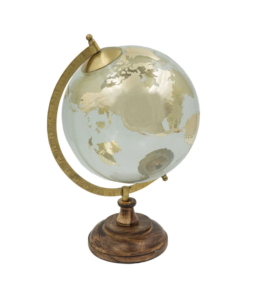 Globe terrestre en verre